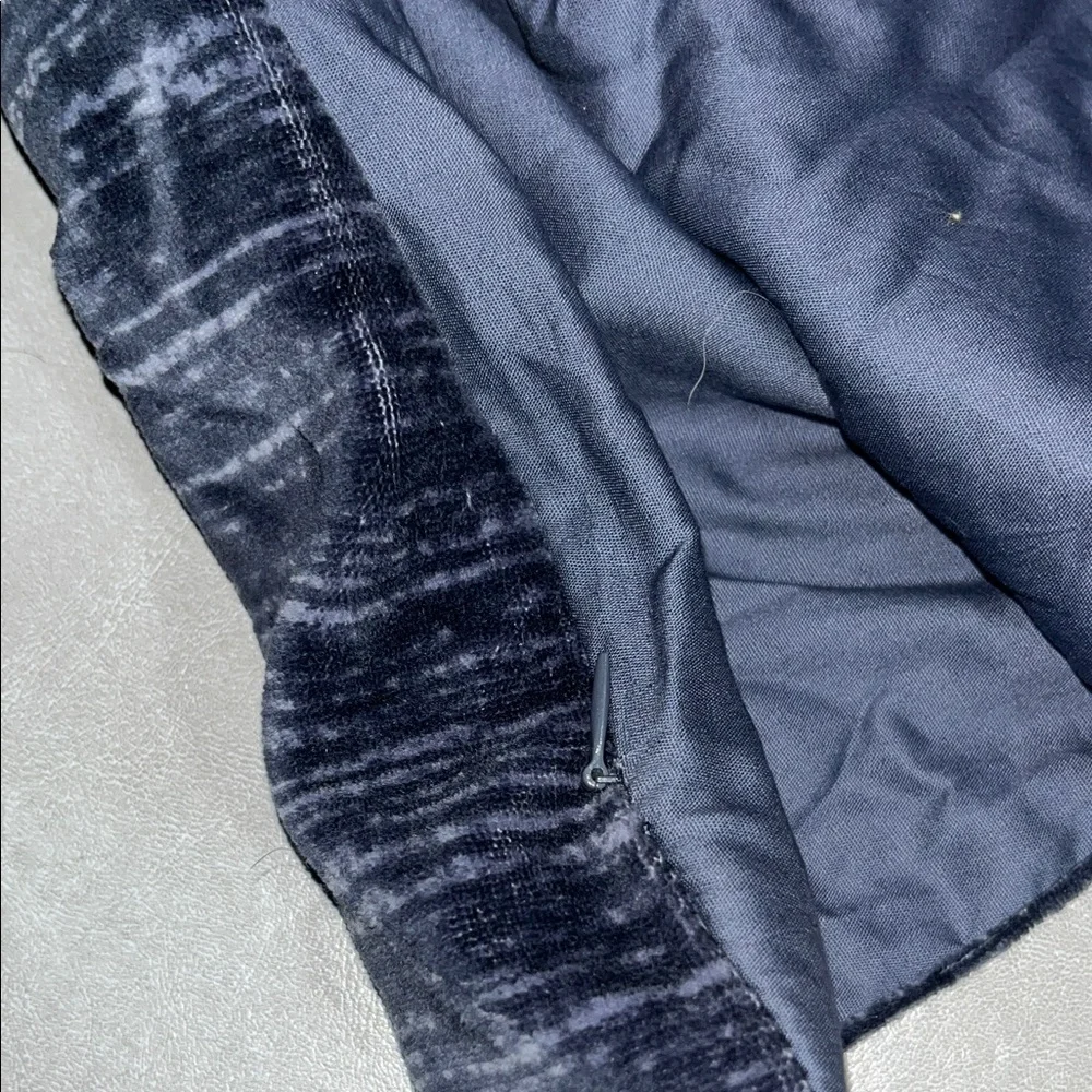 Source Unknown Blue Shades Long Bolster Pillow  Cover NWOT